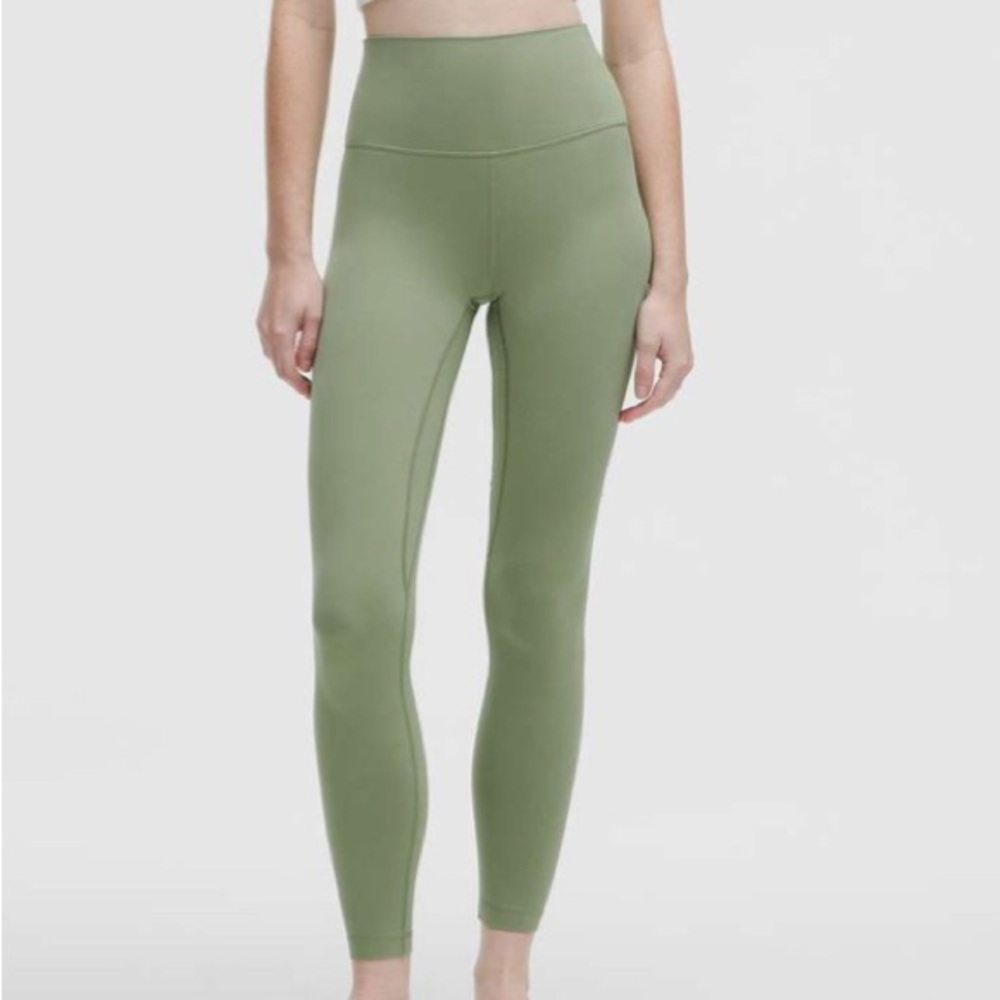 Lululemon Athletica Desert Green Leggings